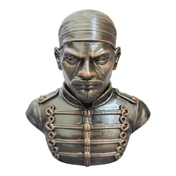 Bust of the Venezuelan military man Pedro Camejo known as Negro Primero