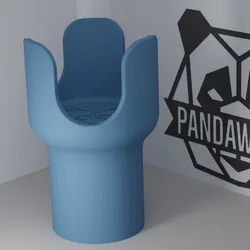 Car Cupholder Extension V2 for 26oz YETI, Stanley, Frank Green – Fits 70mm Car Cupholders | 3D Printable STL by PandaWorks