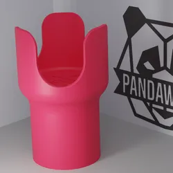 Car Cupholder Extension V2 for 36oz YETI, Stanley, Frank Green – Fits 80mm Car Cupholders | 3D Printable STL by PandaWorks