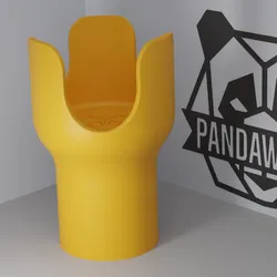 Car Cupholder Extension V2 for 46oz YETI, Stanley, Frank Green – Fits 80mm Car Cupholders | 3D Printable STL by PandaWorks