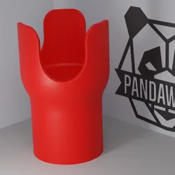 Car Cupholder Extension V2 for 46oz YETI, Stanley, Frank Green – Fits 90mm Car Cupholders | 3D Printable STL by PandaWorks