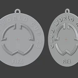 Club World Cup 25 Keychain