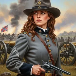 CONFEDERATE FIGURE TO PRINT AND PAINT