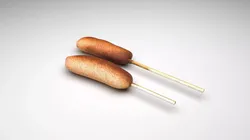 Corn Dog 3D model