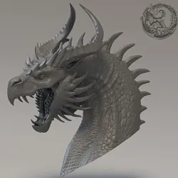 dragon bust