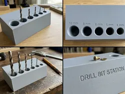 Drill and Electric Screwdriver Bit Box - Free 3D Print Model