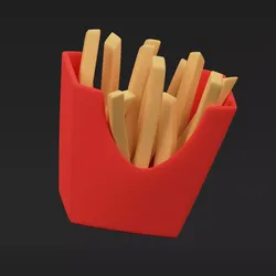 French Fries 3D model