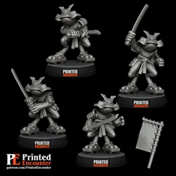 Frogfolk Samurai Swordsmen