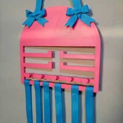 Heart-shaped gateaux for hair bows and necklaces