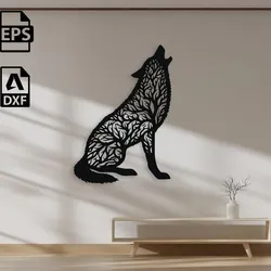 Howling Wolf Wall Decor