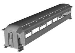 Lancashire and Yorkshire Railway Southport EMU Trailer 3rd 1/32 scale
