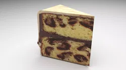 Leopard Cake 3D model
