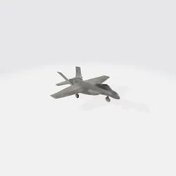 Lightning Fighter Jet 3D Model - Military Aircraft