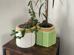 Modular container planter V2 - Free 3D Print Model