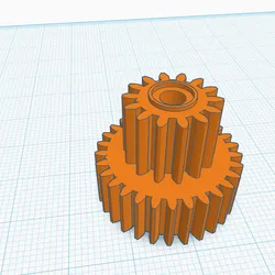 Philips Blender Gear (14/29 Teeth) - Replacement Gear STL
