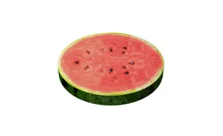 Prop17 A Slice of Watermelon Low-poly 3D model