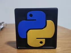 Python Icon Frame - Free 3D Print Model