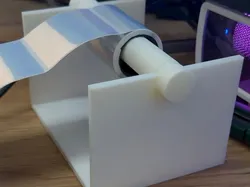 Roller support for labeler and stickers  - Free 3D Print Model
