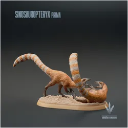 Sinosauropteryx prima : Fighting