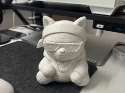 Thug Life Cat | Badass Streetwear Figurine - Free 3D Print Model