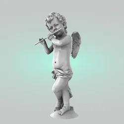 Angel statue decoration - 3d model