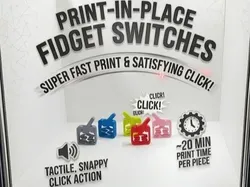 Fidget Switch Print in Place - Free 3D Print Model