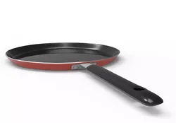 Frying Pan Nonstick Low-poly 3D model