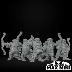Halfling Sand Raider Archers