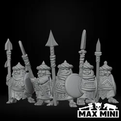 Halfling Sand Raider Spears