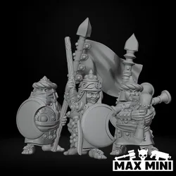 Halfling Sand Raider Spears Command