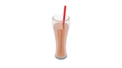 High Glass With Juice 3D model