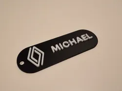 Keyring: Renault - Free 3D Print Model