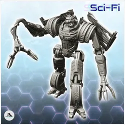 Khokmes combat robot (8) - Future Sci-Fi SF Post apocalyptic Tabletop Scifi Wargaming Planetary exploration RPG