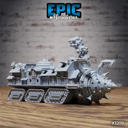 Maxi Drill Steam Engine / Siege Engine / Settler Machine / Roving Vehicle / Colonist Construct / Steampunk Infantry Robot / Invasion Army / Cyberpunk