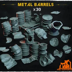 Metal barrels -Basing Bits 1.0