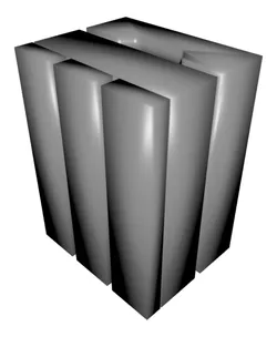 Miniature Replica 02. Kragglig Box V2 for Miniature Dollhouse IKEA 3D Print (1:12,24,48)