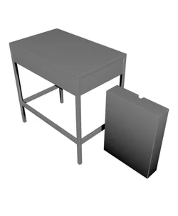 Miniature Replica 02. NORDKISA Dressing Table for Miniature Dollhouse - IKEA (1:12,24,48) - 3D Print