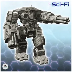 Ohzotz combat robot (13) - Future Sci-Fi SF Post apocalyptic Tabletop Scifi Wargaming Planetary exploration RPG