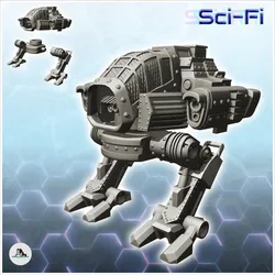 Qhaysus combat robot (12) - Future Sci-Fi SF Post apocalyptic Tabletop Scifi Wargaming Planetary exploration RPG