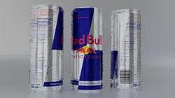 Red Bull Energy Drink 3D model