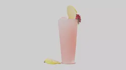 Rose lemonade model Low-poly 3D model