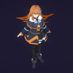 Taila – Stylized Fantasy Girl STL Figure