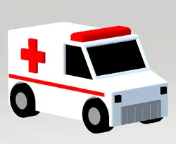 Ambulance keychain