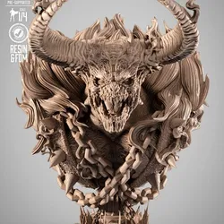 B3DSERK OMEGA SPAWN PORTRAIT BUST READY FOR PRINTING