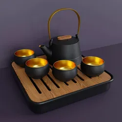Chinese tea set with stand 5 3D model