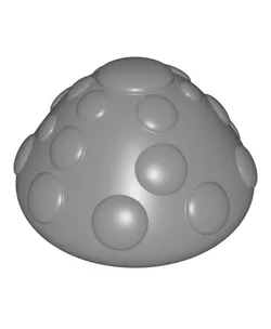 Cute Mushroom Storage STL File for 3D Printing