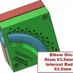 Elbow Cut  (D63.5mm 2.5" Rint63.5) Cutting Tool Holder