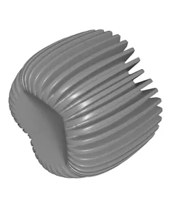 FLUTED RIBBED PLANTER