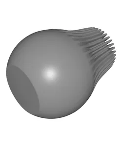 FLUTED RIBBED PLANTER POT