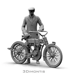 Harley Davidson and Biker